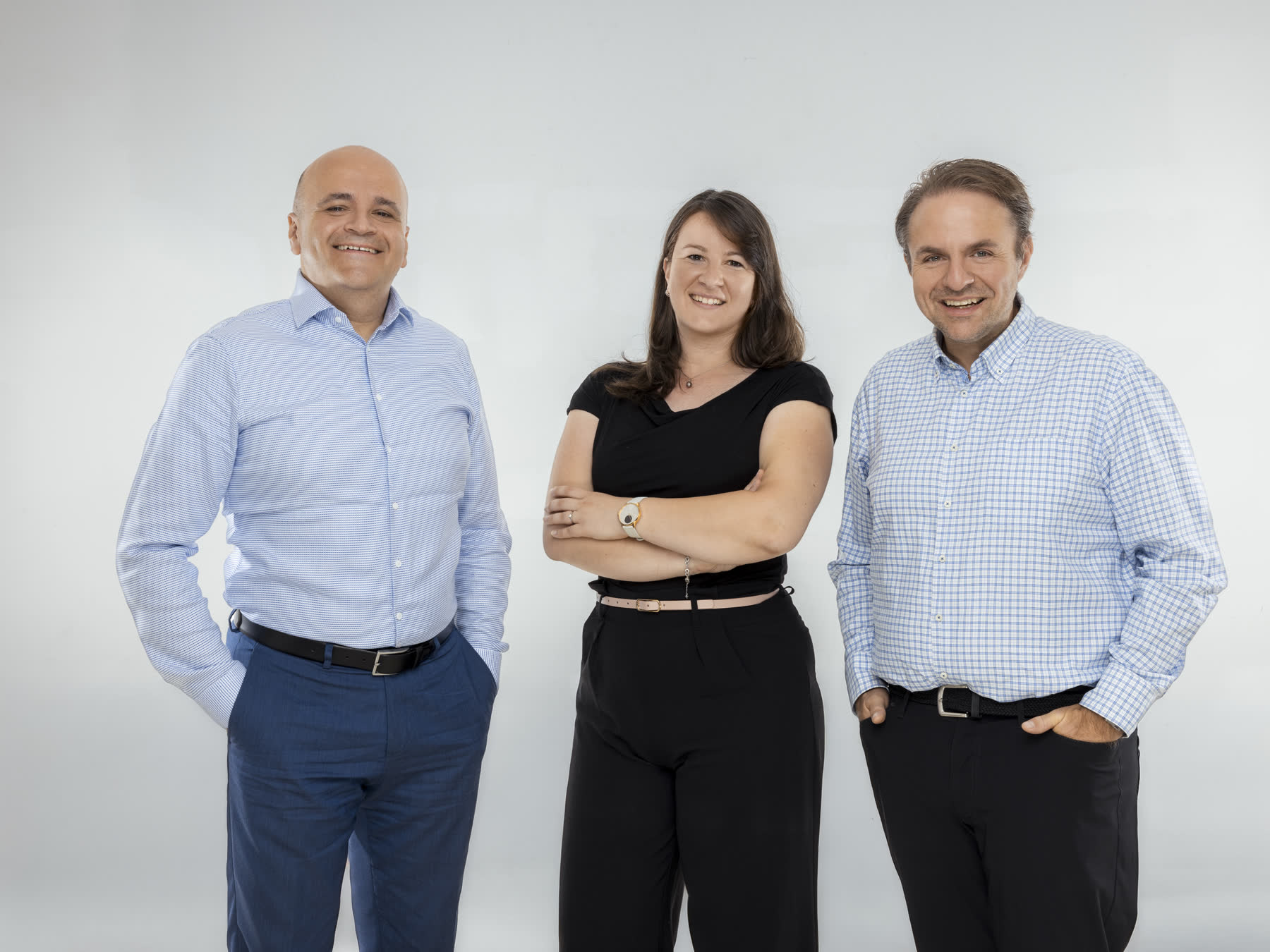Das Team von Intrasap Consulting: Dragan Nikolic, Jelena Radosevic und Maik Wurster